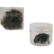Own Brand Private Label pre made fans lashes 3D loose lashes in pots jar 2D-10D flare eyelashes